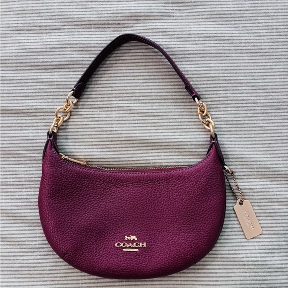 Coach Mini Payton Bag Wine - Picture 3 of 7